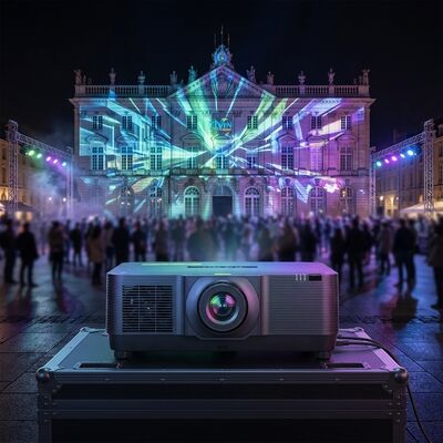 Laser 3LCD 20000 lms 1920*1200 projecteur extérieur de grande taille compatible avec la cartographie 3D