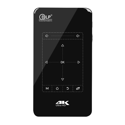 Plein DLP Pico Pocket Projector Smart Mobile Android de HD 4k 1080P