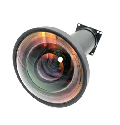 HD toute la lentille grande-angulaire de foyer court de lentille de Fisheye de projecteur en métal