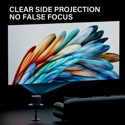 Projecteur de cinéma à domicile Android 11 avec 1000 à 1 rapport de contraste et 30000 heures de durée de vie de la lampe