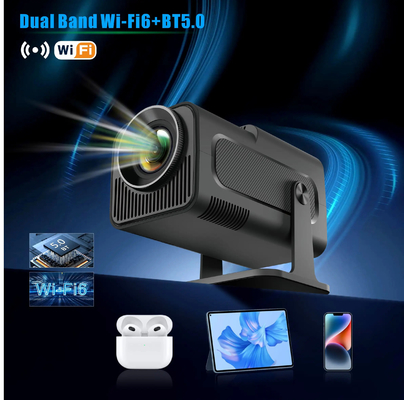 FLYIN HY320MINI 4K Ultra HD 3D Portable Projecteurs à courte portée et équipements de présentation pour le cinéma à domicile et le cinéma