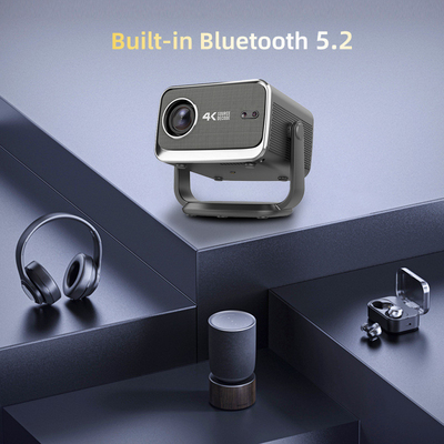FLYIN P20 Pro 4K 350Lms 1080P Full HD Projecteur Auto Focus Lentille LCD Lampe Android 13 Airplay Portable Utilisation de cinéma à domicile