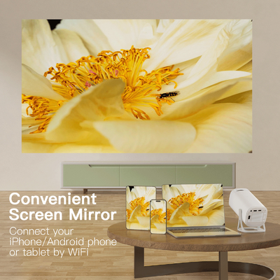 Flyin S40 Cinéma à domicile Full HD 1080P 4K Projecteur de jeux Projecteur 120 ANSI Lumens Home TV