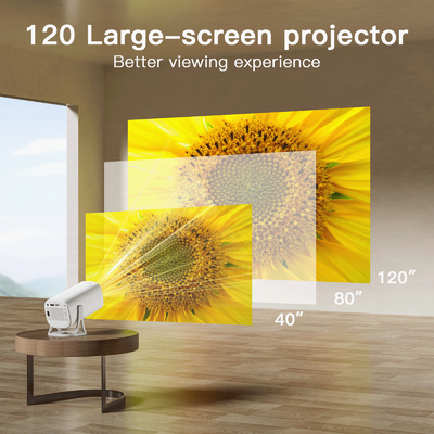 Flyin S40 Cinéma à domicile Full HD 1080P 4K Projecteur de jeux Projecteur 120 ANSI Lumens Home TV