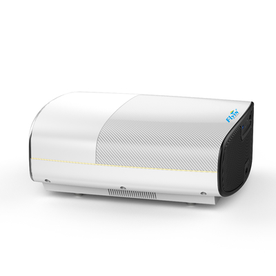 Flyin Q7 1080p haute définition Théâtre de divertissement à domicile Projecteur LCD Doubles haut-parleurs Bluetooth 100 pouces écran Double bande WIFI
