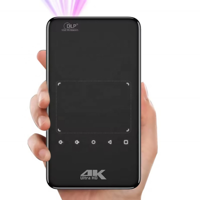 Flyin S90 4K Mini Portable Android Smart DLP Projecteur WIFI Bluetooth Activé en forme de téléphone portable américain Plug LED Lampe 3D Batterie