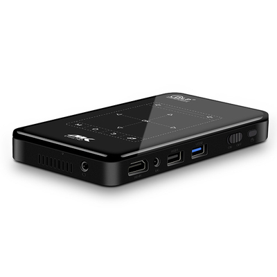 FLYIN P-09II Mini-projecteur professionnel 4K DLP LED Lamp Projecteur télécommande stéréo WiFi-Smart Home Projecteur portable