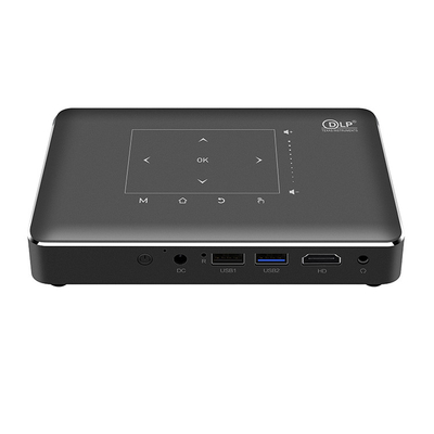 Flyin P10-II Vente à chaud Logo personnalisé Mini 3D 4K 150 lumens DLP 9000mAh Projecteur Android 9.0