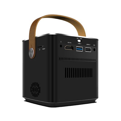 Flyin P12 1080P Max 4K Mini Projecteur 9000mAh Batterie Vidéo extérieure 400 ANSI Lumens Android 9 2GB/16GB DLP Link Projecteur 3D