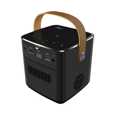 Flyin P12 1080P Max 4K Mini Projecteur 9000mAh Batterie Vidéo extérieure 400 ANSI Lumens Android 9 2GB/16GB DLP Link Projecteur 3D