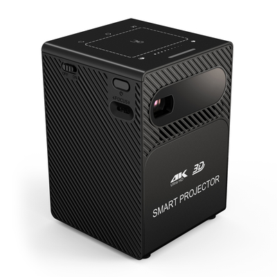 Flyin P18 Free Style Home TheaterSmart Portable DLP LED Mini Pocket Noir Projecteur personnalisable sans fil