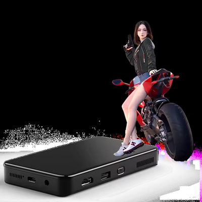 Flyin S90 4K Mini Portable Android Smart DLP Projecteur WIFI Bluetooth Activé en forme de téléphone portable américain Plug LED Lampe 3D Batterie