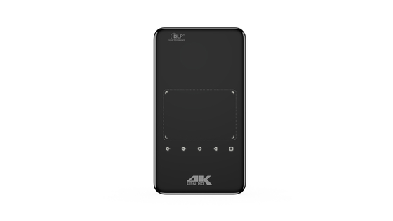 Flyin S90 4K Mini Portable Android Smart DLP Projecteur WIFI Bluetooth Activé en forme de téléphone portable américain Plug LED Lampe 3D Batterie