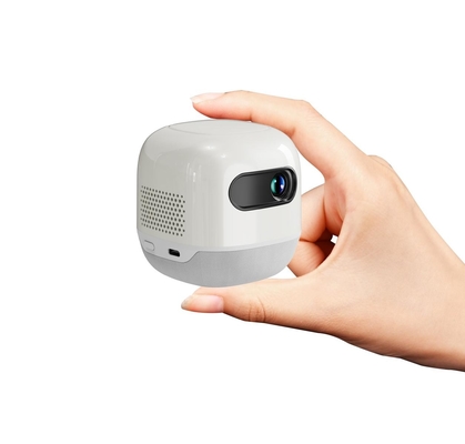 FLYIN M2 Android projetteur DLP mini carré portable avec batterie intégrée projetteur de camping extérieur 4K