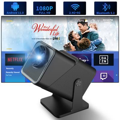 Flyin FY360 2025 Vente à chaud Projecteur de poche mini HD 3D de haute qualité avec Android 11 4K Vidéo et cinéma WiFi et fonctionnalités portables