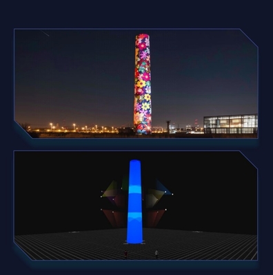 Équipement de projection de serveur convergé distribué multifonctionnel 4K Flyin 2025 pour la salle immersive de cartographie 3D Edge Fusion Dome