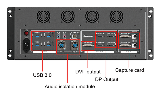 Flyin Kommander TS Série 4K Multimédia Contrôle de lecture serveur Scène Théâtre LED Mur vidéo pour la synchronisation multi-écran
