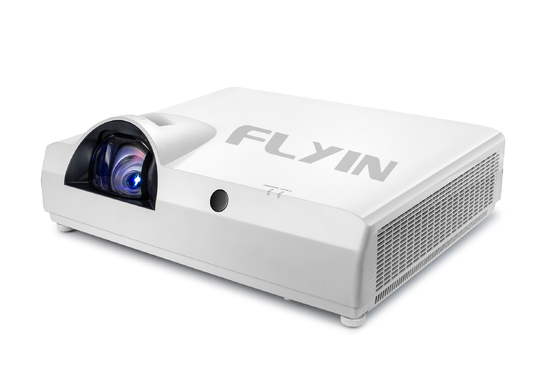 Flyin-C90SW+ 4200 lumens WXGA 3LCD Laser Projecteur à courte portée Android intégré 5000000:1 Contraste pour les entreprises d'éducation