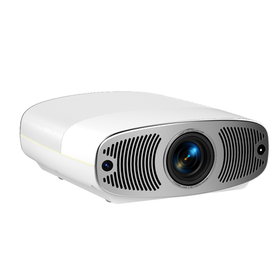 Flyin Q7 1080p haute définition Théâtre de divertissement à domicile Projecteur LCD Doubles haut-parleurs Bluetooth 100 pouces écran Double bande WIFI