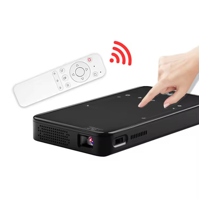 Flyin S90 4K Mini Portable Android Smart DLP Projecteur WIFI Bluetooth Activé en forme de téléphone portable américain Plug LED Lampe 3D Batterie