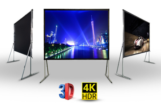 16:9 portatif de Front Rear d'écran de projecteur de PVC pour la grande étape