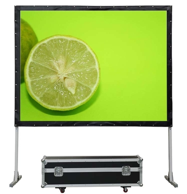 Tissu mou se pliant rapide de la FCC ROHS Front And Rear Projector Screen
