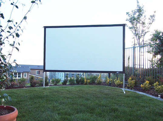 150 pouces d'écran pliable portatif Matt White Long Lasting de projecteur